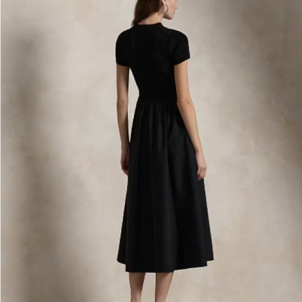 Polo by Ralph Lauren Black Midi Dress - Picture 3 of 6